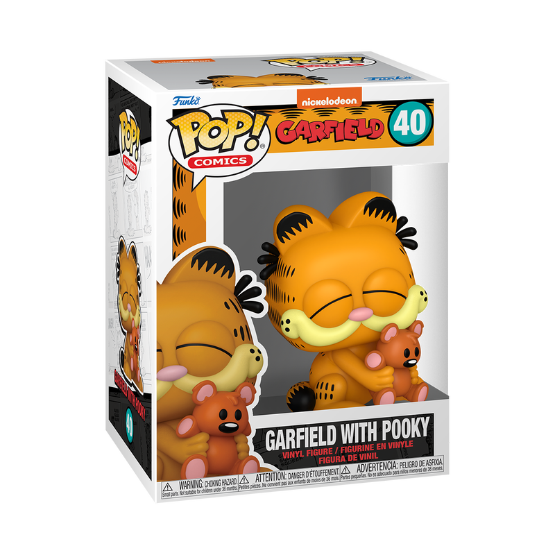 PRESALE | Funko POP! Comics: Garfield - Garfield with Pooky Vinyl Figure #40