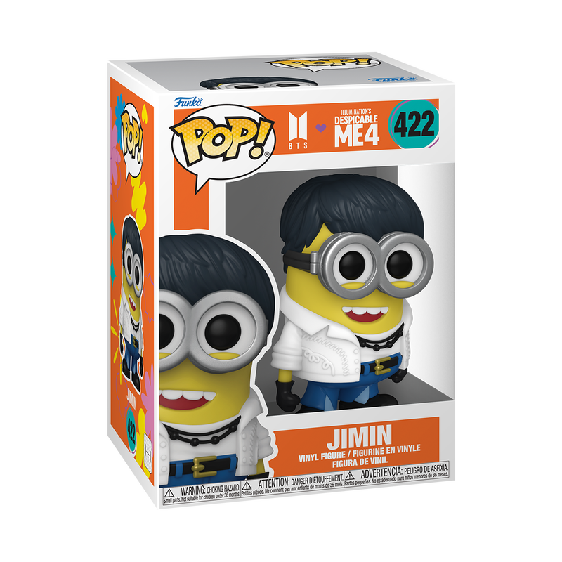 PRESALE | Funko POP! Movies: Despicable Me 4 x BTS - Jimin (Minion) Vinyl Figure #422