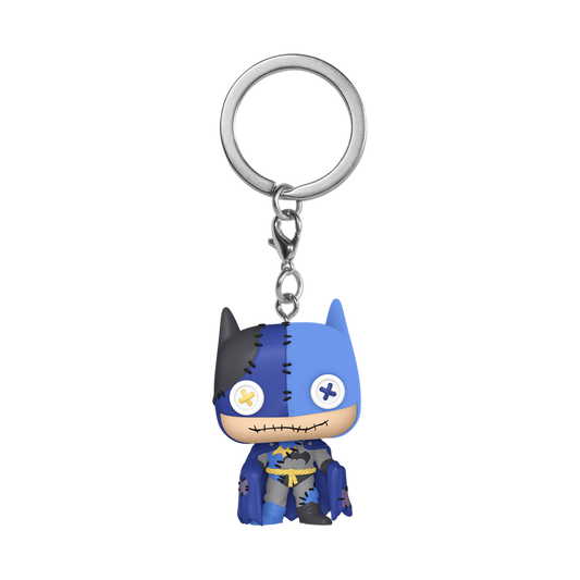 PRESALE | Funko POP! Keychain: DC Comics - Batman (Patchwork) Key Chain