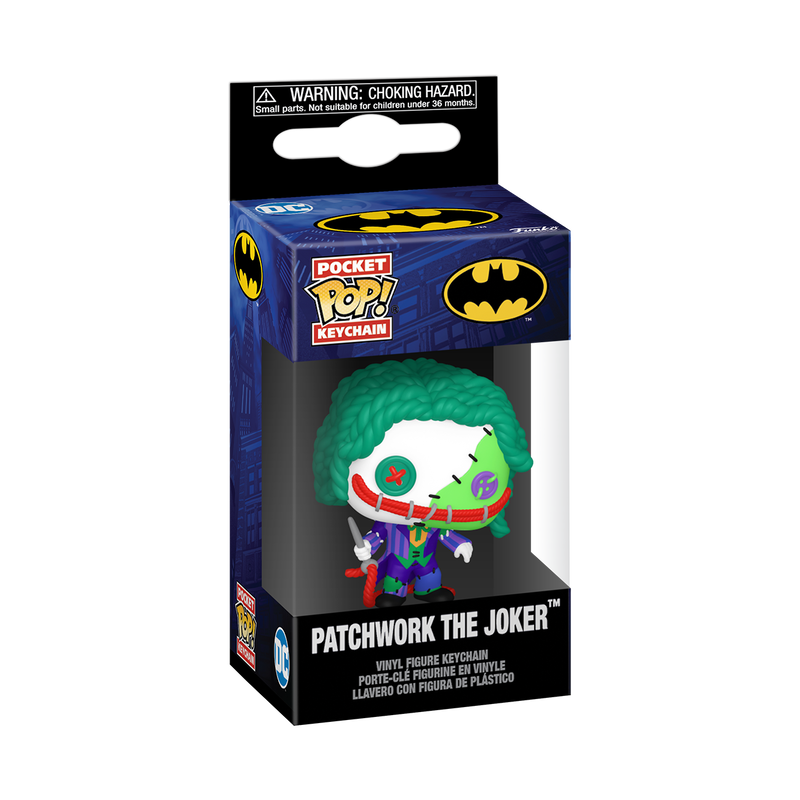 PRESALE | Funko POP! Keychain: DC Comics - The Joker (Patchwork) Key Chain