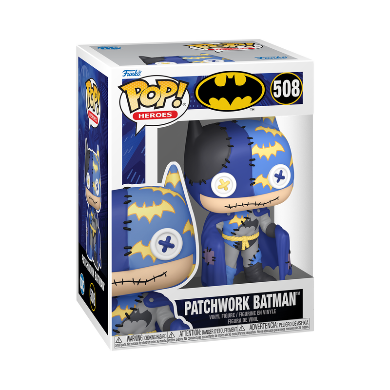 PRESALE | Funko POP! Heroes: DC Comics - Batman (Patchwork) Vinyl Figure #508