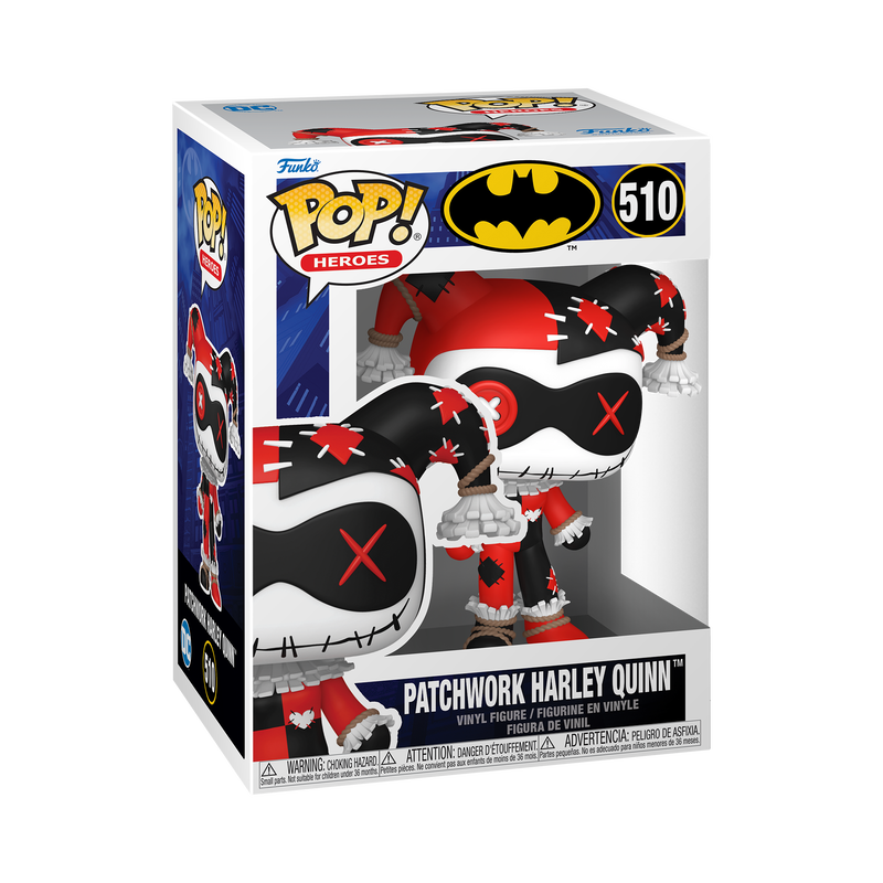 PRESALE | Funko POP! Heroes: DC Comics - Harley Quinn (Patchwork) Vinyl Figure #510