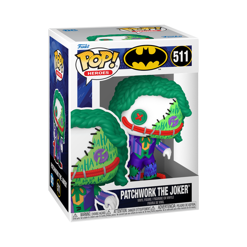 PRESALE | Funko POP! Heroes: DC Comics - The Joker (Patchwork) Vinyl Figure #511