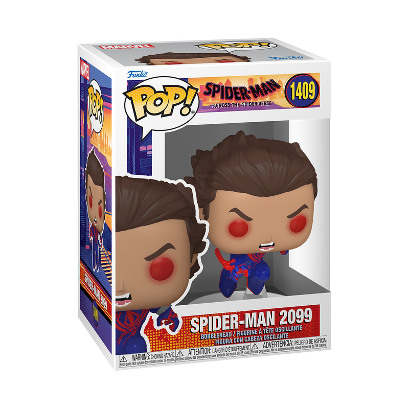 PRESALE | Funko POP! Marvel: Spider-Man: Across the Spider-Verse - Spider-Man 2099 (Unmasked) Vinyl Figure #1409