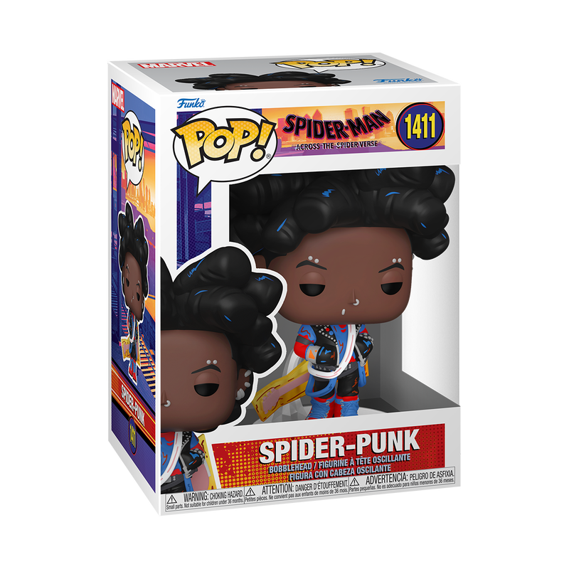 PRESALE | Funko POP! Marvel: Spider-Man: Across the Spider-Verse - Spider-Punk (Unmasked) Vinyl Figure #1411