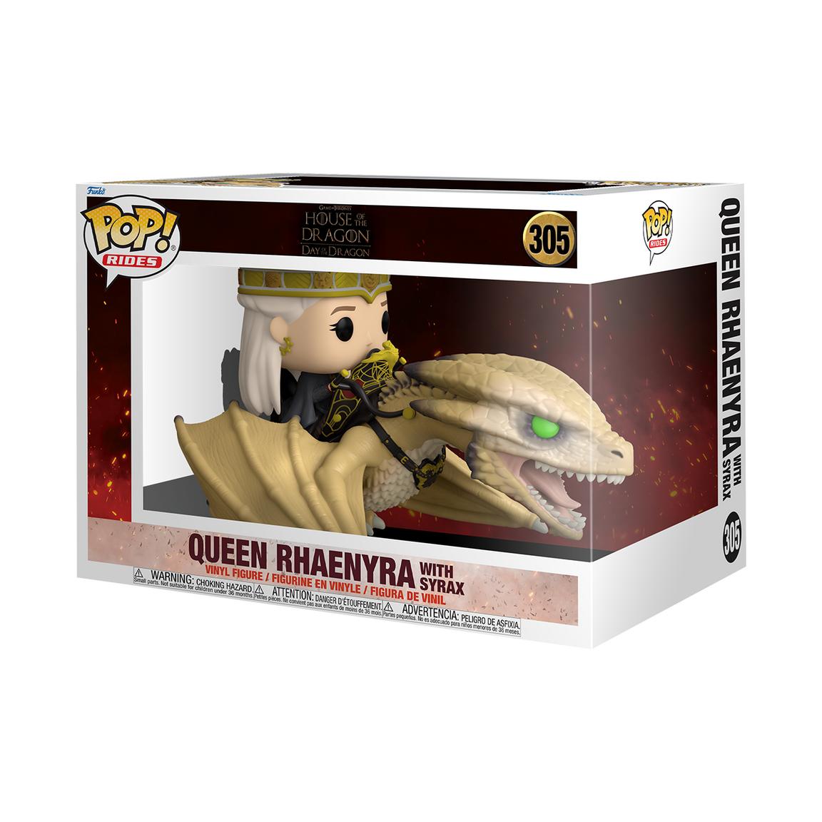 PRESALE | Funko POP! Deluxe: Game of Thrones: House of the Dragon - Queen Rhaenyra with Syrax #305 Vinyl Figures