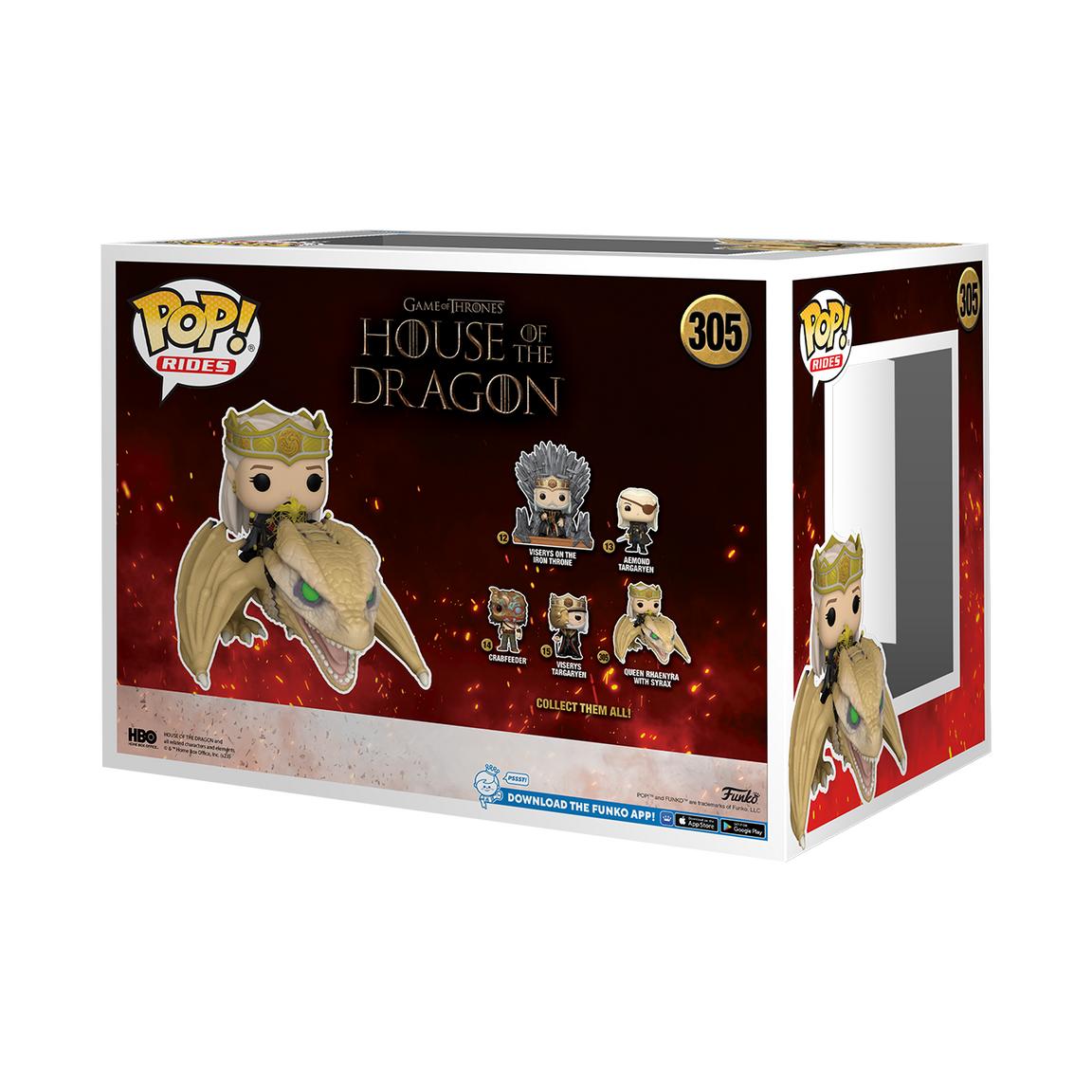 PRESALE | Funko POP! Deluxe: Game of Thrones: House of the Dragon - Queen Rhaenyra with Syrax #305 Vinyl Figures