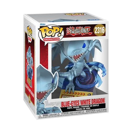Funko POP! Animation: Yu-Gi-Oh! - Blue-Eyes White Dragon #2316 (Premium)
