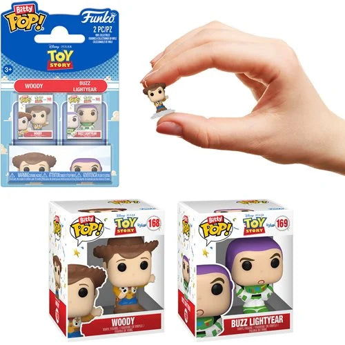 Funko Bitty POP!: Toy Story - Woody and Buzz Lightyear 2-Pack