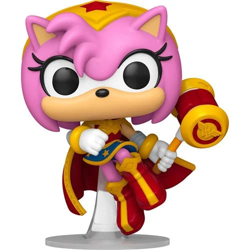 Funko POP!: Heroes: Justice League x Sonic the Hedgehog - Amy as Wonder Woman #595