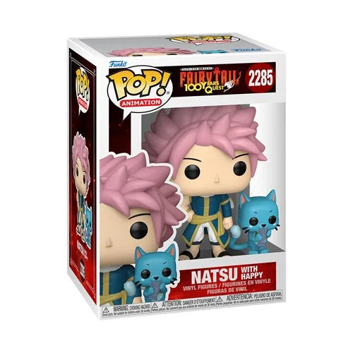 Funko POP! Animation: Fairy Tail 100 Year Quest - Natsu with Happy #2285