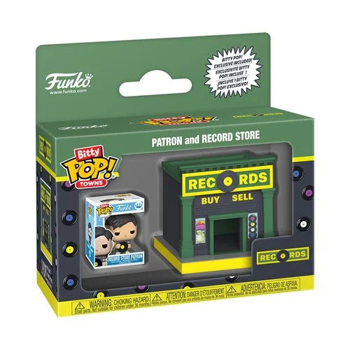 Funko Bitty POP! Towns: Records - Patron and Record Store