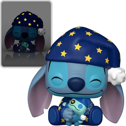 Funko POP!: Lilo & Stitch - Stitch in PJ's #1747 (Specialty Series) (Glow) (Disney) (Glow-in-the-Dark)