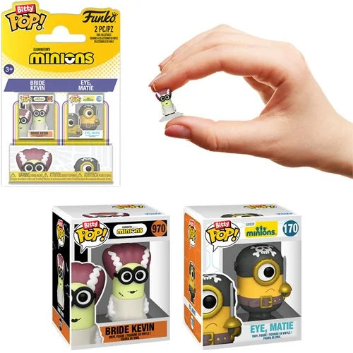 Funko Bitty POP!: Minions - Bride Kevin and Eye Matie  2-Pack