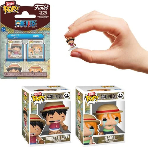 Funko Bitty POP!: One Piece - Luffy and Nami 2-Pack