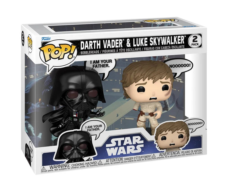 Funko POP!: Star Wars - Darth Vader & Luke Skywalker (2-Pack) (I Am Your Father)
