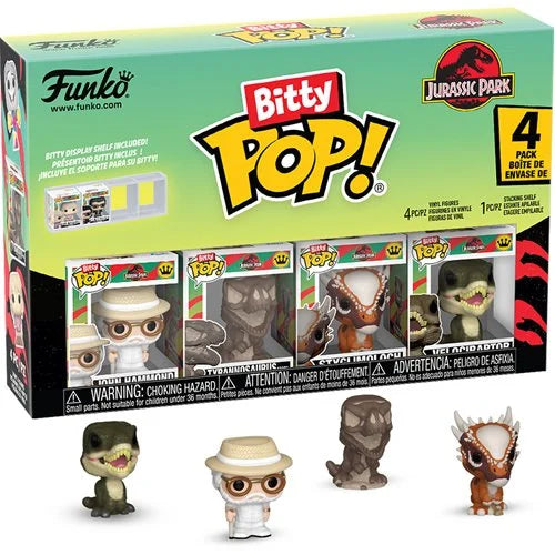 Funko Bitty POP!: Jurassic Park - Velociraptor 4-Pack