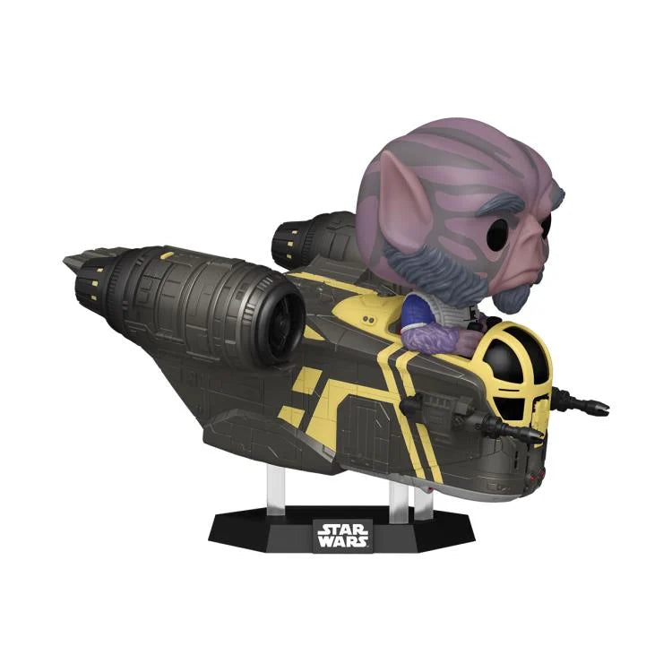 Funko POP! Rides: Star Wars - Zeb Orrelios in the Razor Crest #838 (Deluxe) (Mandalorian & Grogu)
