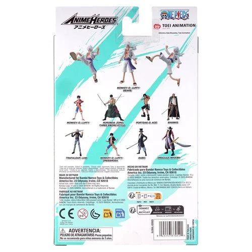 : Luffy Gear 5 Anime Heroes Action Figure [Bandai]