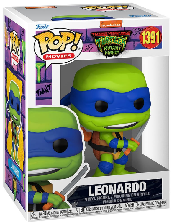 Funko POP! Movies: Teenage Mutant Ninja Turtles Mutant Mayhem - Leonardo #1391