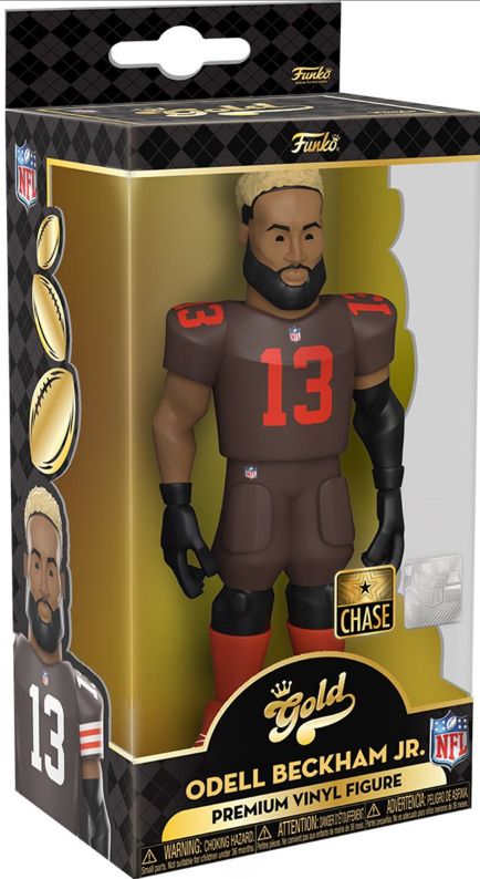 Funko: Gold - Odell Beckham Jr. (Cleveland Browns) (NFL) (Premium) (Chase) 5-inch