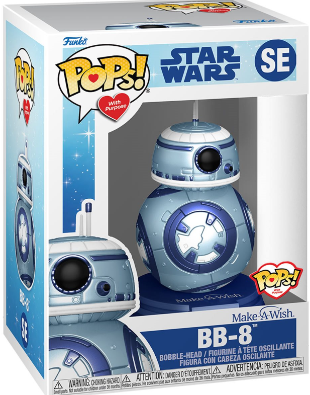 Funko POP! With Purpose: Star Wars - BB-8 (Metallic) (Make-A-Wish) (SE)