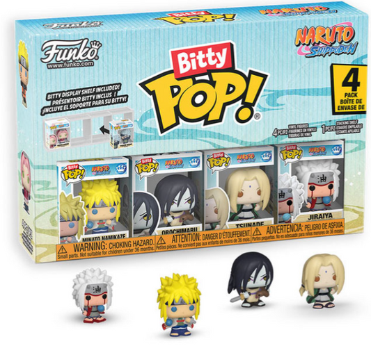 Funko Bitty POP!: Naruto - Shippuden Team 2 Mini-Figure 4-Pack
