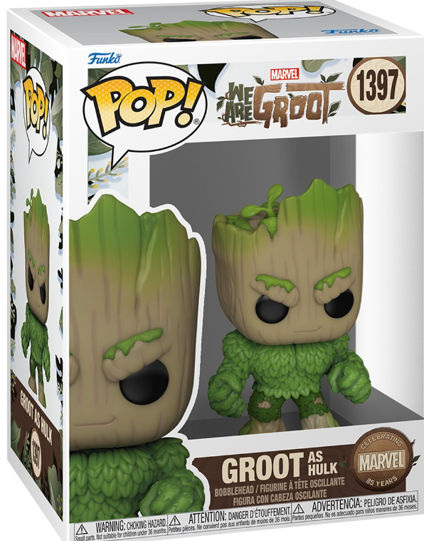 Funko POP!: We Are Groot - Groot as Hulk (Marvel) #1397