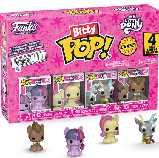 Funko Bitty POP!: My Little Pony - Twilight Sparkle Mini-Figure 4-Pack (Limited Chase Edition)