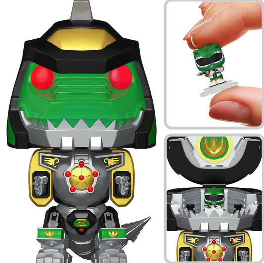 Funko Bitty POP! Bitty Bot: Mighty Morphin Power Rangers - Dragonzord with Green Ranger
