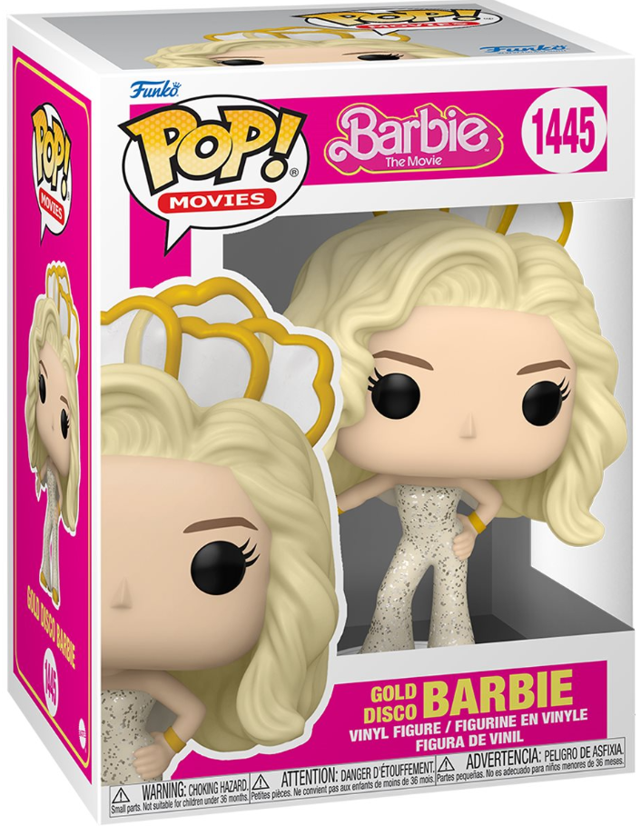 Funko POP! Movies: Barbie - Gold Disco Barbie (2023) #1445
