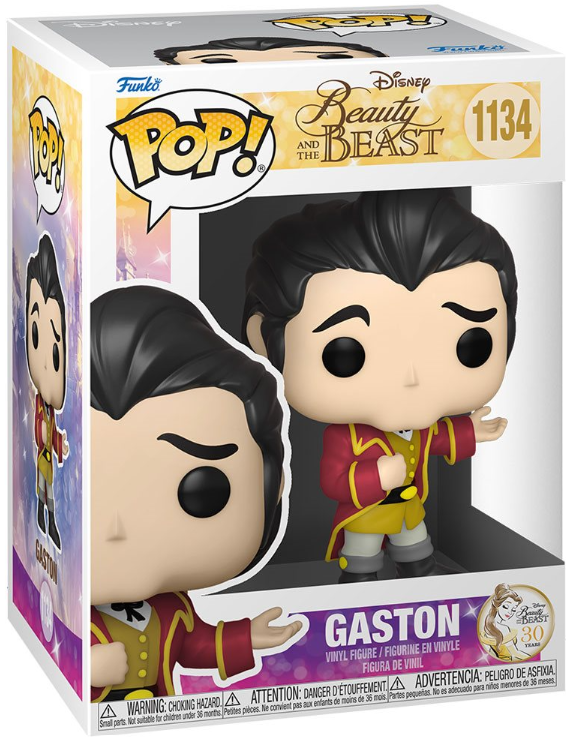 Funko POP!: Disney Beauty and the Beast - Gaston #1134 (30th Anniversary)