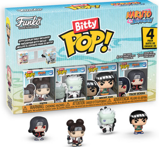 Funko Bitty POP!: Naruto - Shippuden Battles Mini-Figure 4-Pack