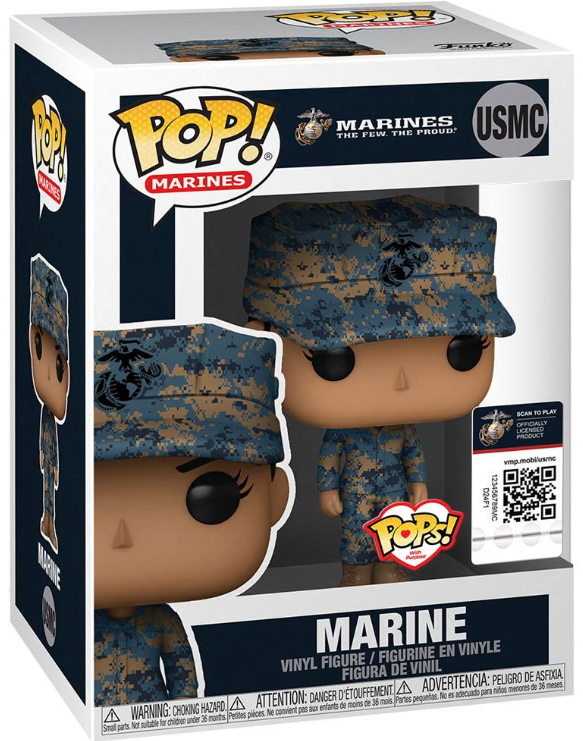 Funko POP! Marine: Marines - Marine (The Few The Proud) (Hispanic Female) USMC