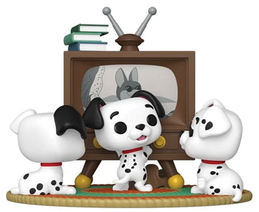 Funko POP! Moment: Rolly, Patch & Lucky with TV - 101 Dalmatians #1664