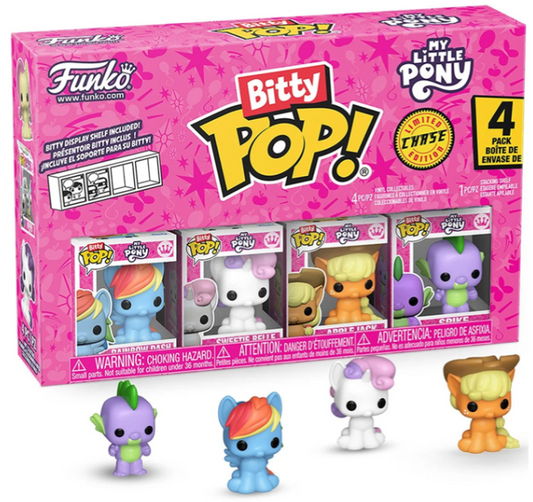 Funko Bitty POP!: My Little Pony - Rainbow Dash Mini-Figure 4-Pack (Limited Chase Edition)