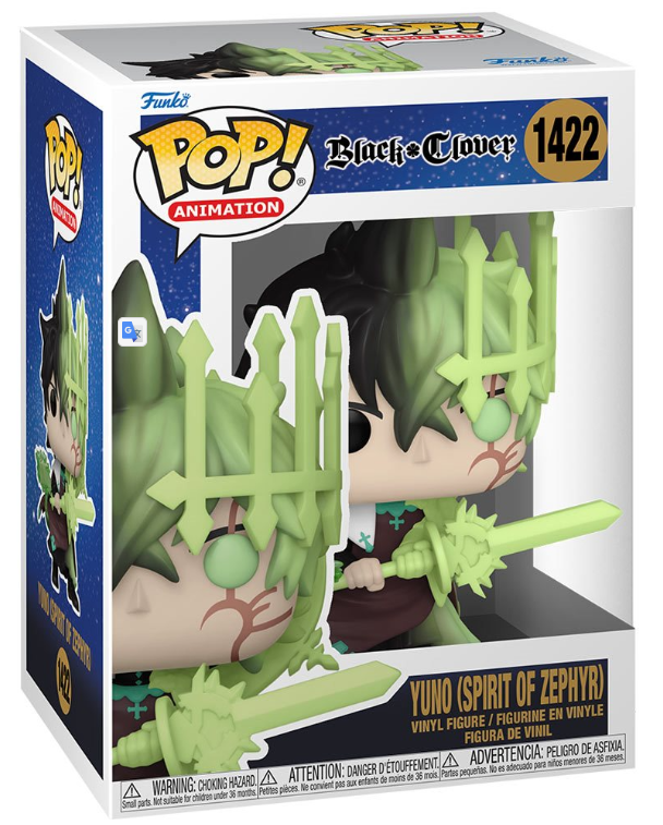 Funko POP! Animation: Black Clover - Yuno (Spirit of Zephyr) #1422