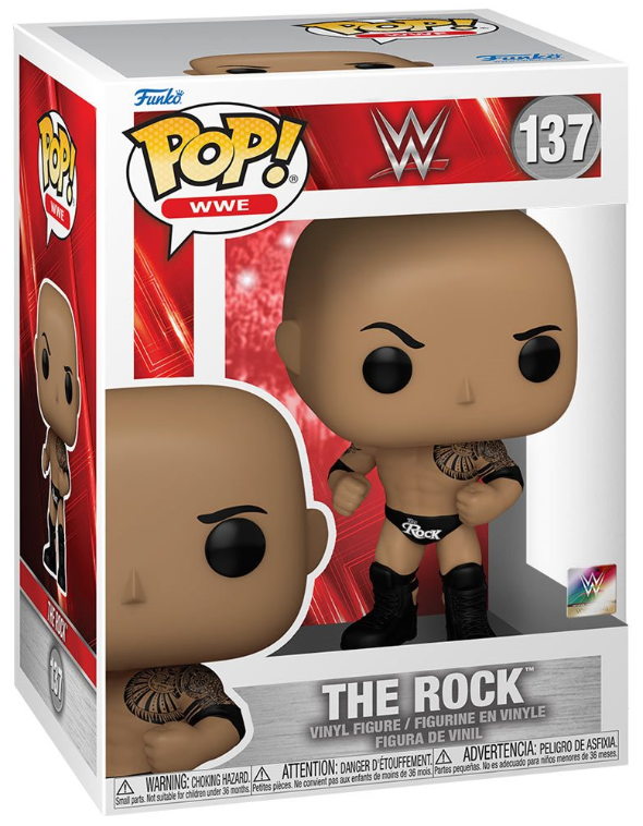 Funko POP! WWE: WWE - The Rock (Dwayne Johnson) #137