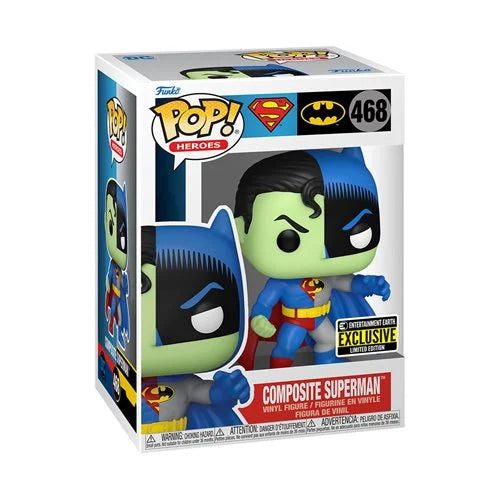 Funko POP!: Heroes: Composite - Superman Batman #468 (DC) (Entertainment Earth Exclusive)