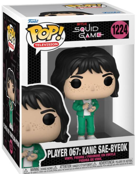 Funko POP! Television: Squid Game - Player 067 (Kang Sae-Byeok) #1224