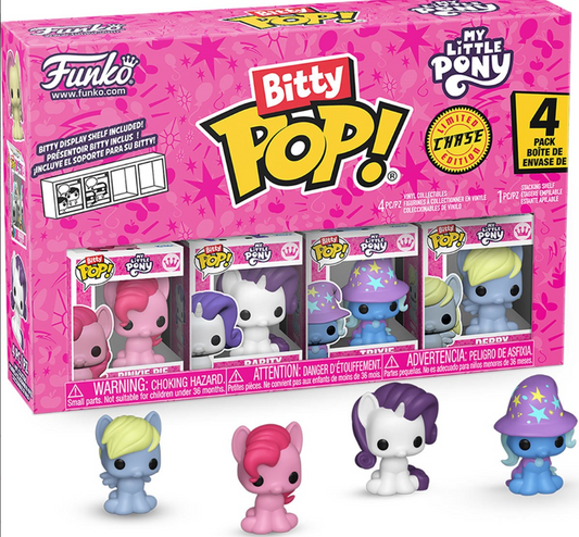 Funko Bitty POP!: My Little Pony - Pinkie Pie Mini-Figure 4-Pack (Limited Chase Edition)