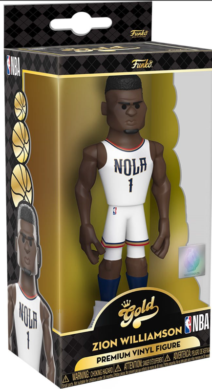 Funko Gold - Zion Williamson (New Orleans Pelicans) (NFL) (Premium) 5-in
