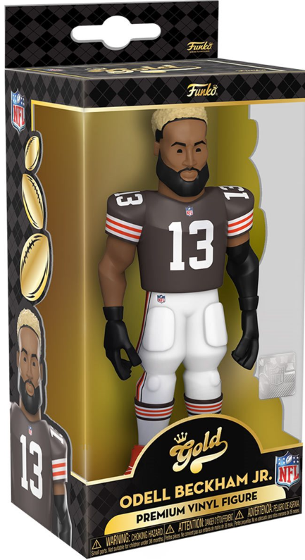Funko: Gold - Odell Beckham Jr. (Cleveland Browns) (NFL) (Premium) (Chase) 5-inch