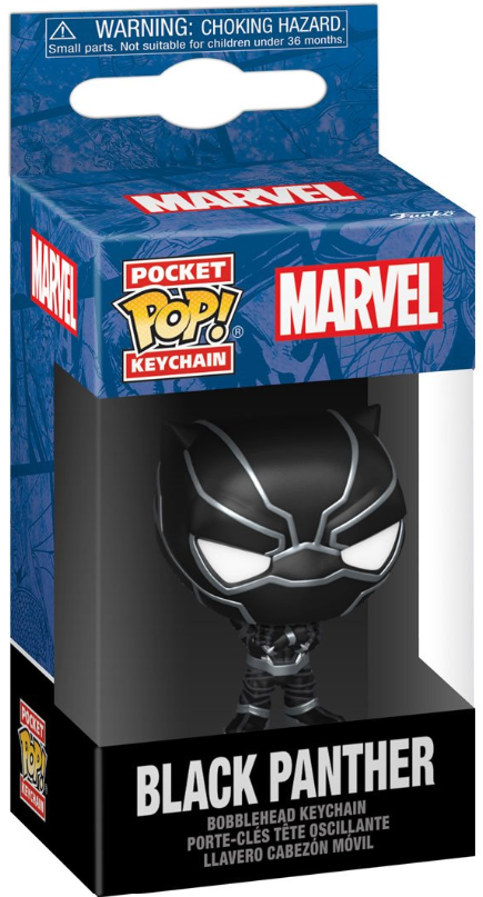 Funko Pocket POP! Keychain: Marvel - Black Panther (New Classics Black)