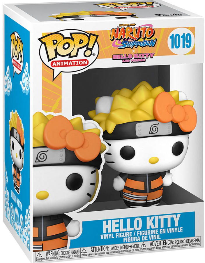 Funko POP! Animation: Naruto Shippuden X Hello Kitty and Friends - Hello Kitty as Naruto #1019