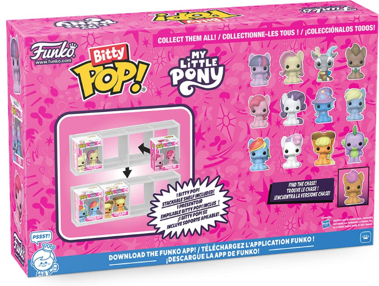 Funko Bitty POP!: My Little Pony - Pinkie Pie Mini-Figure 4-Pack (Limited Chase Edition)