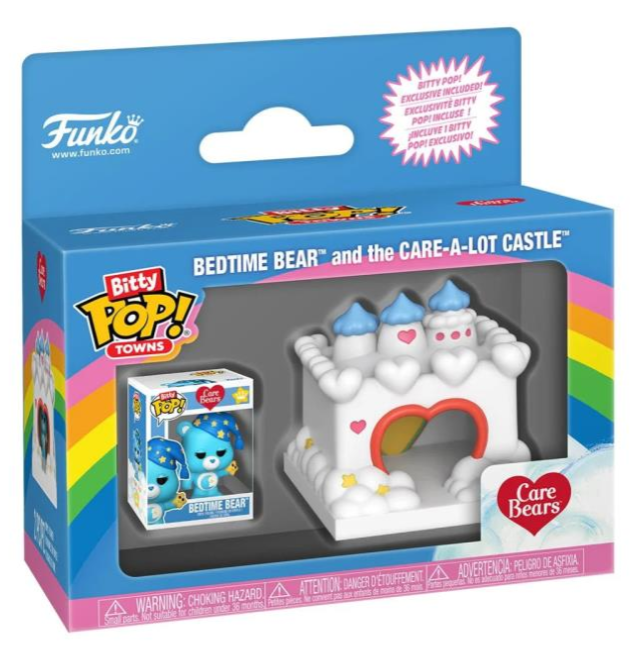 Funko Bitty POP! Towns: Care Bears - Bedtime Bear and Care-A-Lot Castle