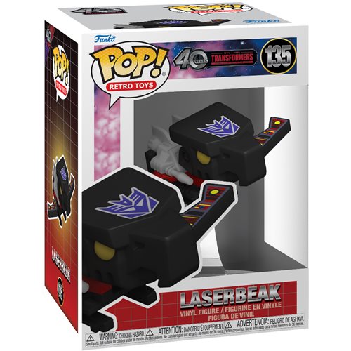 Funko POP! Retro Toys: Transformers - Laserbeak #135 (40 Years) (Limited Chase Edition)