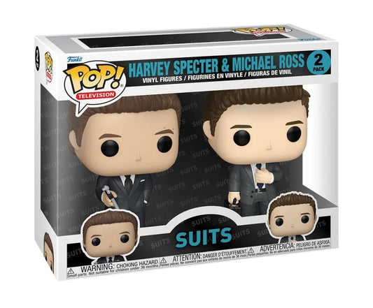 Funko POP! Television: Suits - Harvey Specter & Michael Ross (2-Pack)