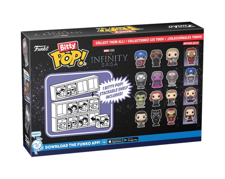 Funko Bitty Pop!: Marvel The Infinity Saga - War Machine 4-Pack